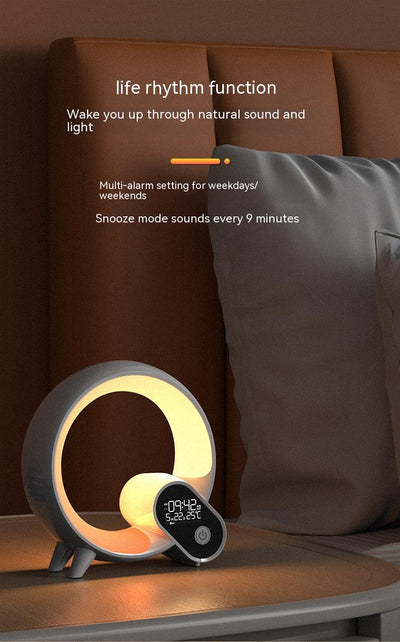 Creative Q-Light Sunrise Alarm Clock & Colorful Atmosphere Lighting"