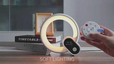 Creative Q-Light Sunrise Alarm Clock & Colorful Atmosphere Lighting"